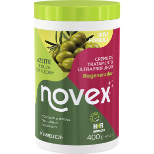 MÁSCARA CAPILAR NOVEX 400G - LIVRE E PODEROSA - AZEITE DE OLIVA