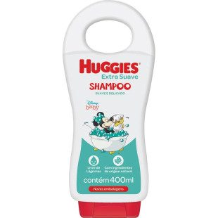 SHAMPOO HUGGIES 400ML TURMA DA MÔNICA - EXTRA SUAVE