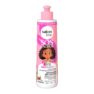 ATIVADOR DE CACHOS SALON LINE 300ML - SOS CACHOS - KIDS