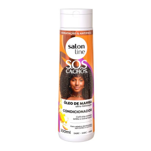 CONDICIONADOR SALON LINE 300ML - SOS CACHOS - ÓLEO DE MANGA