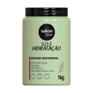 MASCARA CAPILAR SALON LINE 1KG - SOS HIDRATAÇÃO - ULTRA CACHOS