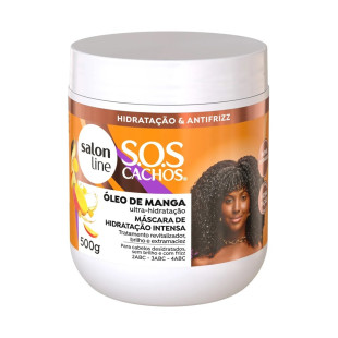 MÁSCARA CAPILAR SALON LINE 500G - SOS CACHOS - ÓLEO DE MANGA