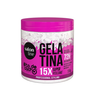 GELATINA SALON LINE 550G #TODECACHOS - MIX VAI TER VOLUME SIM!