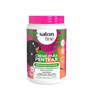 CREME PARA PENTEAR SALON LINE 1KG - DEFINIÇÃO INTENSA