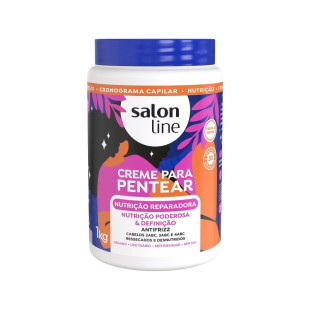 CREME PARA PENTEAR SALON LINE 1KG - NUTRIÇÃO REPARADORA