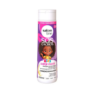 CONDICIONADOR SALON LINE 300ML - SOS CACHOS - KIDS