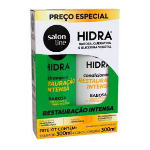 KIT SALON LINE HIDRA BABOSA 300ML - SHAMPOO + CONDICIONADOR