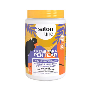 CREME PARA PENTEAR SALON LINE 1KG - BRILHO UMIDIFICADO