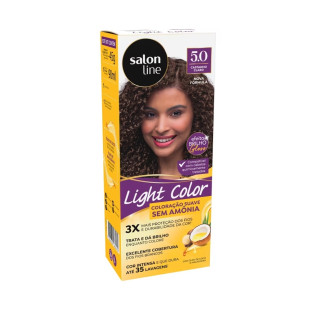 TONALIZANTE SALON LINE LIGHT COLOR 5.0 - CASTANHO CLARO