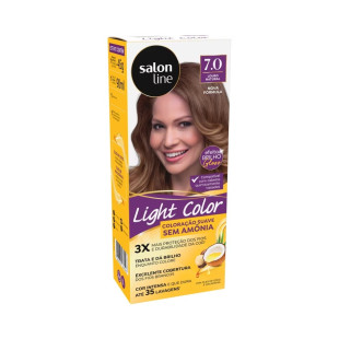 TONALIZANTE SALON LINE LIGHT COLOR 7.0 - LOURO NATURAL