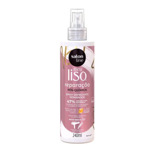 SPRAY DEFRIZANTE SALON LINE 240ML - MEU LISO - REPARAÇÃO PÓS-QUÍMICA