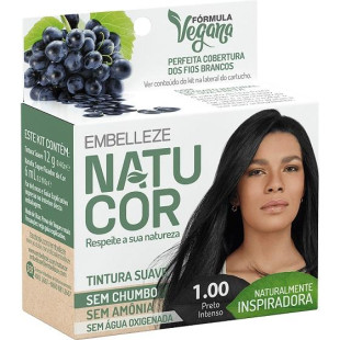 TONALIZANTE NATUCOR 1.00 - PRETO INTENSO