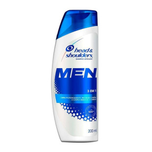 SHAMPOO HEAD & SHOULDERS 200ML MEN 3 EM 1