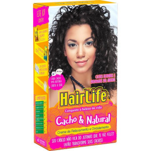 KIT CREME RELAXANTE HAIRLIFE CACHO & NATURAL