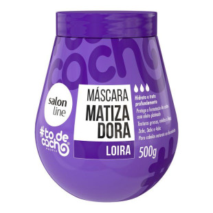 MÁSCARA CAPILAR MATIZADORA SALON LINE 500G - #TODECACHO - ROXA