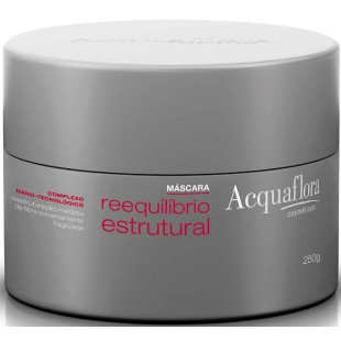 MASCARA CAPILAR ACQUAFLORA 250G - REEQUILIBRIO ESTRUTURAL