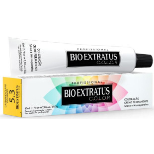 COLORACAO BIO EXTRATUS COLOR 5.3 - CASTANHO CLARO DOURADO