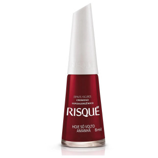 ESMALTE RISQUE CREMOSO - HOJE SÓ VOLTO AMANHÃ