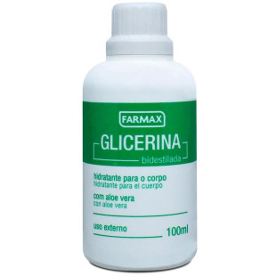 GLICERINA BIDESTILADA FARMAX 100ML ALOE E VERA