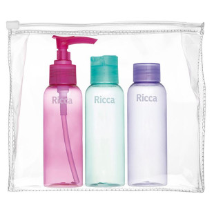 KIT PARA VIAGEM RICCA - COM 3 FRASCOS ref:3289