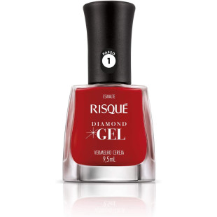 ESMALTE RISQUE DIAMOND GEL - VERMELHO CEREJA