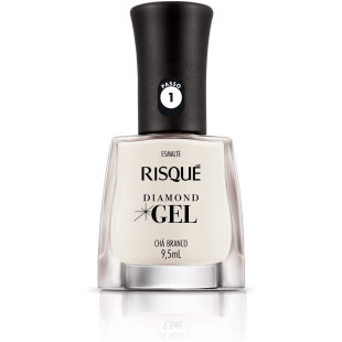 ESMALTE RISQUE DIAMOND GEL - CHÁ BRANCO