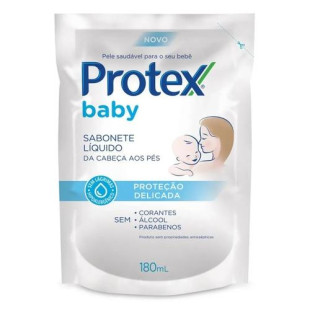 SABONETE LÍQUIDO PROTEX BABY 180ML - PROTEÇÃO DELICADA - REFIL