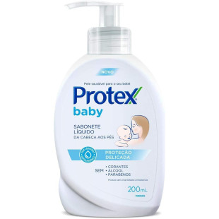 SABONETE LÍQUIDO PROTEX BABY 200ML - PROTEÇÃO DELICADA