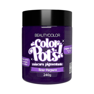 MÁSCARA PIGMENTANTE BEAUTYCOLOR 240G - COLOR POTS - ROXO PÚRPURA