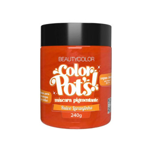 MÁSCARA PIGMENTANTE BEAUTYCOLOR 240G - COLOR POTS - RUIVO LARANJINHA