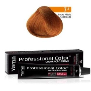 COLORACAO YAMA NANO INFUSION  7.4 - LOURO MEDIO ACOBREADO