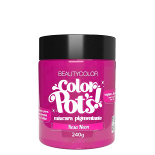 MÁSCARA PIGMENTANTE BEAUTY COLOR 240G COLOR POT'S - ROSA NEON