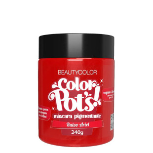 MÁSCARA PIGMENTANTE BEAUTY COLOR 240G COLOR POT'S - RUIVO ARIEL