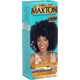 COLORAÇÃO MAXTON KIT 1.77 - PRETO AZULADO INTENSO