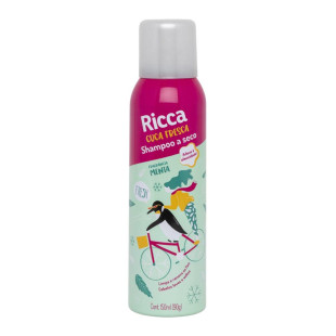 SHAMPOO A SECO RICCA 150ML CURA FRESCA - MENTA