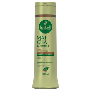 SHAMPOO ANTIRRESÍDUOS HASKELL 300ML - MATCHA E HORTELÃ - ANTIRRESIDUOS