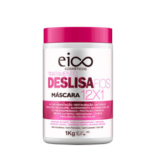 MÁSCARA CAPILAR EICO 1KG DESLISA FIOS - ULTRA HIDRATAÇÃO