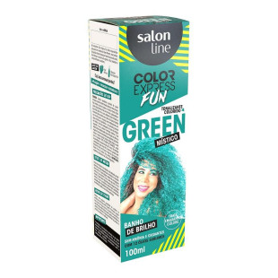 TONALIZANTE SALON LINE COLOR EXPRESS FUN - GREEN MÍSTICO