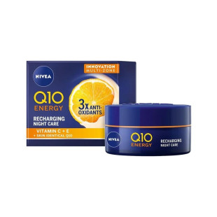 CREME FACIAL NÍVEA 50G - Q10 ENERGY - VITAMINA C + E