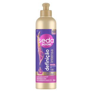 CREME PARA PENTEAR SEDA 350ML BOOM - DEFINIÇÃO INTENSA