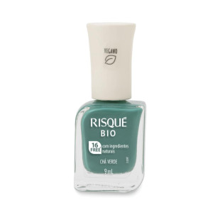 ESMALTE RISQUE EFEITO GEL - BIO - CHÁ VERDE