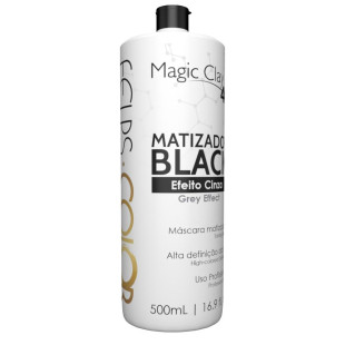 MÁSCARA FELPS 500ML MATIZADOR BLACK - MAGIC CLAY 4K - EFEITO CINZA