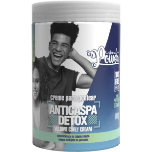 CREME PARA PENTEAR SOUL POWER 800G - ANTICASPA DETOX