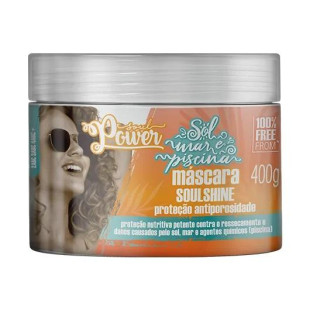 MÁSCARA CAPILAR SOUL POWER 400G - SOL MAR E PISCINA