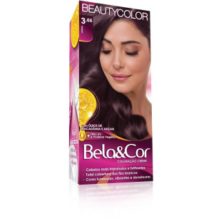 COLORAÇÃO BELA E COR KIT 3.66 - VIOLETA