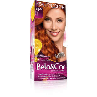 COLORAÇÃO BELA E COR KIT 76.44 - RUIVO NATURAL