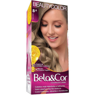 COLORAÇÃO BELA E COR KIT 8.0 - LOURO CLARO