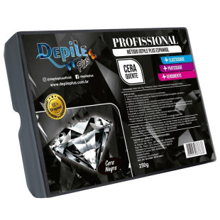 CERA DEPILE PLUS 250G QUENTE - NEGRA