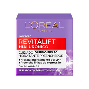 CREME FACIAL LOREAL 49G - REVITALIFT HIALURÔNICO - DIURNO FPS 20