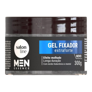 GEL FIXADOR SALON LINE 300G - MEN ESSENCE - EXTRA FORTE